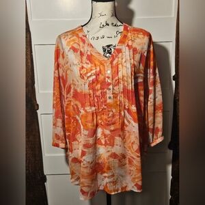 Rose and Olive Women's Sheer Blouse